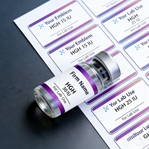 Etichette per Fiale di Peptidi a Doppio Strato, Resistenti all'Olio, Adesivi Personalizzati per Bottiglie Farmaceutiche - Product Image 3