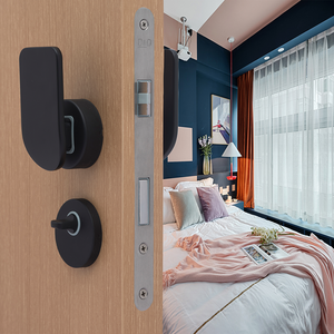 New Design Push Pull <strong>Door</strong> Handle Locks for Wood <strong>Doors</strong> Mute Bedroom Privacy <strong>Door</strong> Lock - Product Image 2