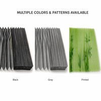 Mosquitera Plisada de Nuevo Material y Malla Plegable con Revestimiento de PVC para Ventanas y Puertas