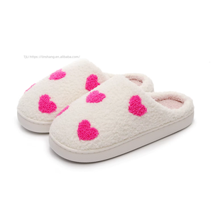 Women's Heart-Shaped for <b>Slippers</b> High Quality Winter Warmth Lightweight and Soft With Features for Spring - Product Image 1