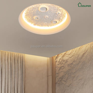 Lámpara de Pared de Yeso Empotrada Sin Marco Superficie Lunar Cráter Decoración de Pared de Fondo para Sala de Estar y Dormitorio - Product Image 3