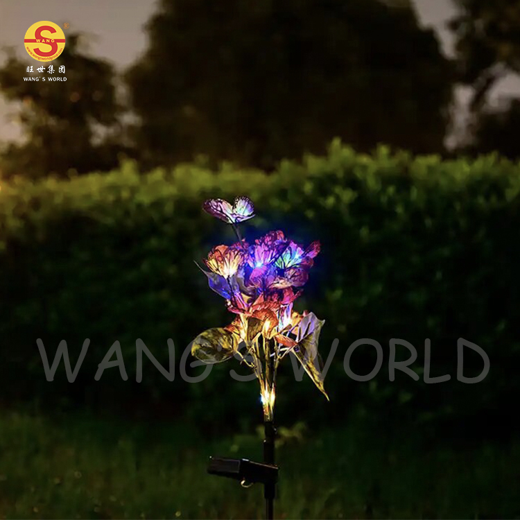 Wholesale Solar Butterfly Flower Shape Lawn