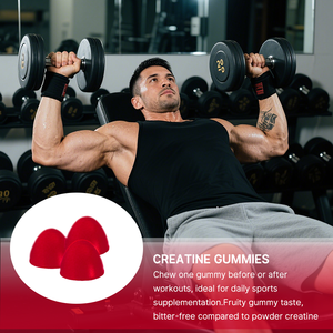 Gomitas de Creatina Sin Azúcar y Sin Gelatina OEM para Aumentar el Rendimiento Muscular - Product Image 3