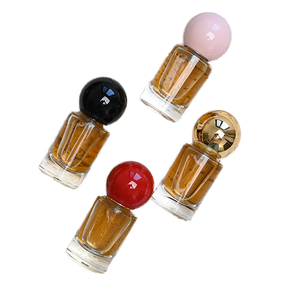 Bouteille de parfum en verre transparente de haute qualité de 15ml avec couvercle coloré et vaporisateur de brouillard de cylindre de sertissage de pulvérisateur de pompe - Product Image 1