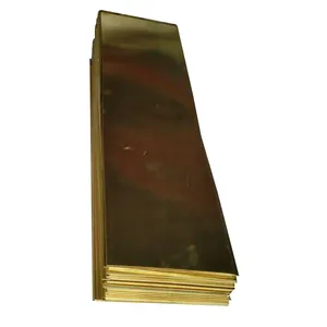 Warehouse Supply 1mm 2mm Brass Sheet Gold Copper Brass Sheet