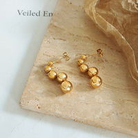 Boucles d'oreilles clous Gaovo minimalistes et polyvalentes en acier inoxydable avec symboles irréguliers, résistantes au ternissement, bijoux de mode pour femmes