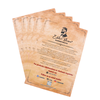 Carte de visite personnalisée avec logo en feuille d'or, carte postale publicitaire de luxe, cartes de vœux, promotion de l'entreprise, carte de remerciement