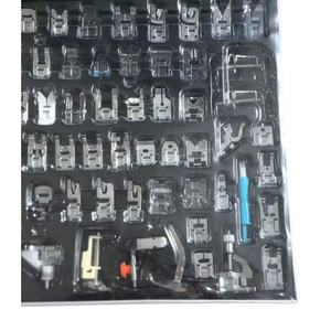 Juego de 62 Piezas de <span class=keywords><strong>Prensatelas</strong></span> para Máquina de Coser Brother y <span class=keywords><strong>Singer</strong></span>: Kit de Accesorios para Trenzado, Puntada Invisible, <span class=keywords><strong>Overlock</strong></span>, Cremallera, Rodillo y Regla - Product Image 5