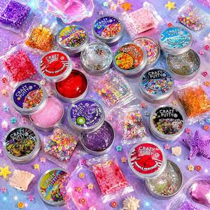 Pâte à modeler transparente effet cristal, jouet slime arc-en-ciel, fruits, desserts, licorne, sirène, kawaii, récompense scolaire, souvenir de retour - Product Image 5