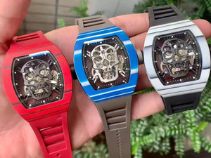 Classic Luxury Skull 052 Sports <b>Skeleton</b> Tourbillon <b>Automatic</b> Mechanical <b>Watch</b> for Men - Product Image 5