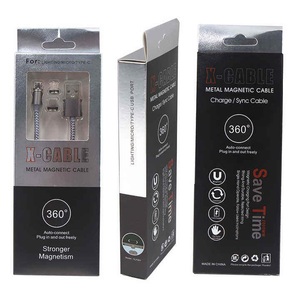 Cable de Carga Magnético USB C a Tipo C, Cable de Nailon Trenzado con Carga Rápida de 3A y Sincronización de Datos para Dispositivos Electrónicos - Product Image 6
