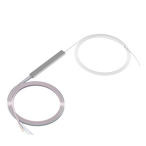 ตัวแยกไฟเบอร์ออปติก SC/APC-0.9-SM ไมโคร 1x8 พร้อมขั้วต่อ ท่อเหล็กไฟเบอร์ออปติก PLC ตัวแยกไฟเบอร์แบบ Single Mode - Product Image 4