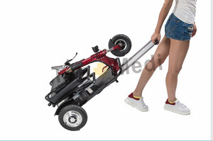 Topmedi 3 ruedas plegable de la movilidad eléctrica Scooter para adultos mayores - Product Image 6