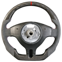 Volant de voiture en fibre de carbone personnalisé à 12 heures avec design sportif pour BMW Série 3 E46 E39