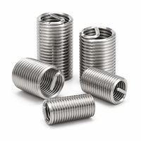 Inserts filetés en acier inoxydable 304, inserts à vis M2/M3/M4/M5, kits de réparation de filetages dénudés, norme GJB119, force de compression 8.8