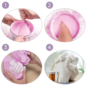 Bán buôn 3D Tay Đúc <span class=keywords><strong>Kit</strong></span> alginate ấn tượng bột tay khuôn đúc <span class=keywords><strong>Kit</strong></span> các cặp vợ chồng - Product Image 5