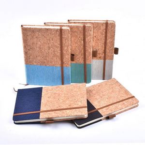 Eco Friendly Leather Cork Cover Hardcover Journal Diary <b>Gift</b> Custom Notebook 100 Sheets - Product Image 1