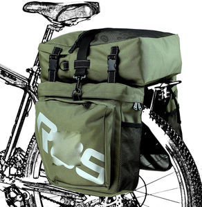 Factory Best selling Waterproof Cycling Bicycle Bike Bag Pannier Rear Seat Bag Blue Nylon <b>Rack</b> Trunk Bag - Product Image 5