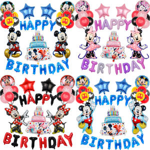 Ensemble de ballons sur le thème <span class=keywords><strong>Mickey</strong></span> Minnie Joyeux <span class=keywords><strong>Anniversaire</strong></span> pour ballons <span class=keywords><strong>Mickey</strong></span> Minnie debout Décoration murale de fête d'<span class=keywords><strong>anniversaire</strong></span> - Product Image 1