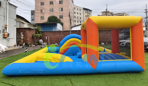 Centro de Juegos Inflable de PVC Comercial para Niños, <span class=keywords><strong>Casa</strong></span> de Brinco al Aire Libre <span class=keywords><strong>con</strong></span> Pared de Escalada, Tobogán, <span class=keywords><strong>Piscina</strong></span> de Chapoteo/<span class=keywords><strong>Piscina</strong></span> de Pelotas - Product Image 4