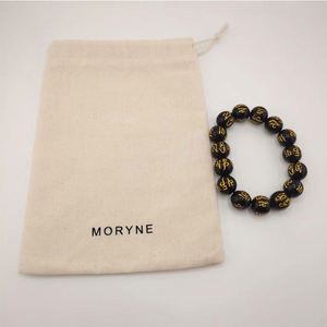 OEM&ODM Silk Screen Print Organic Cotton Muslin <b>Pouches</b> Natural Canvas Cotton <b>Drawstring</b> Bag Canvas <b>Drawstring</b> <b>Pouch</b> Dust Bag - Product Image 4