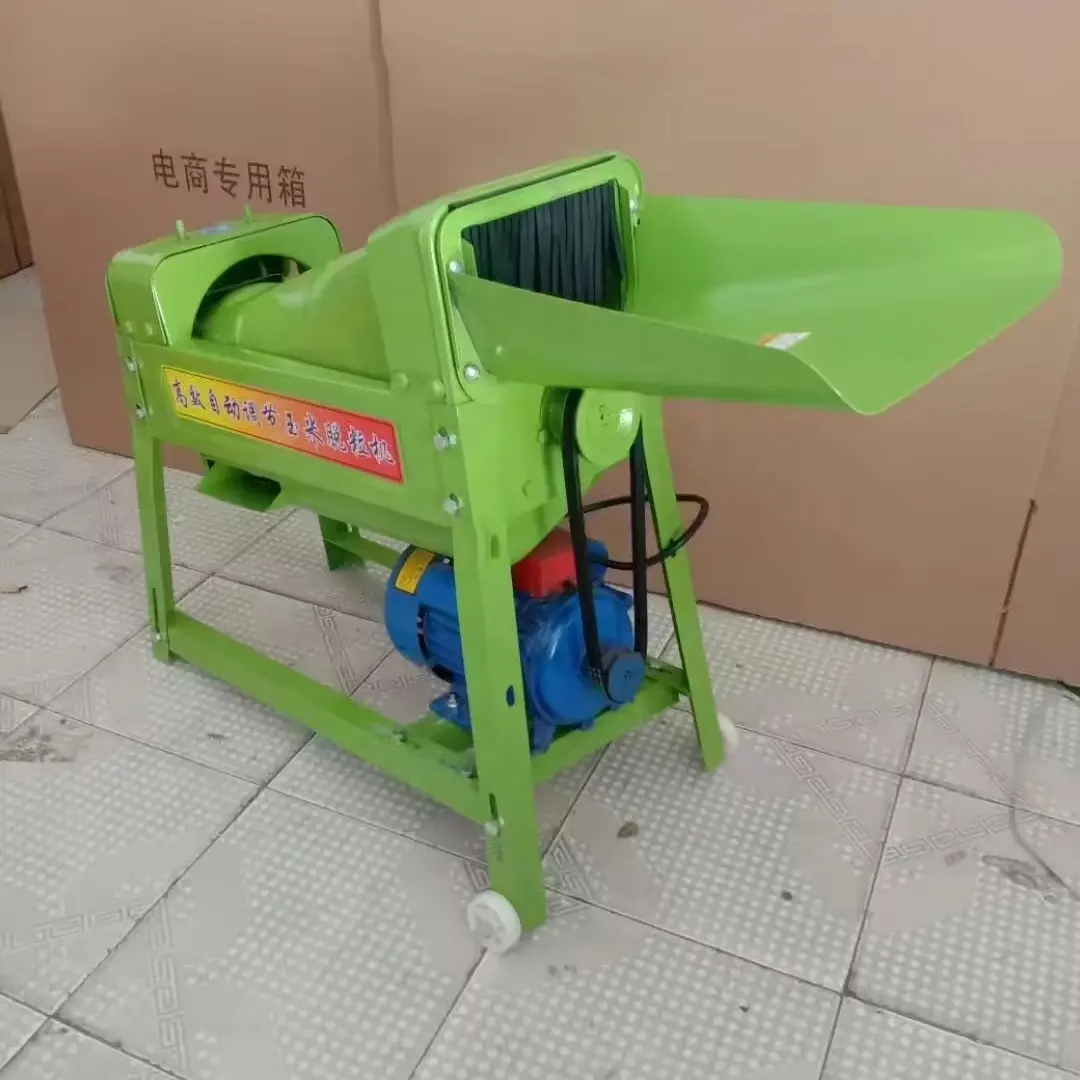 Schlussverkauf kleine Heimgebrauch-Maistrescher Mais-Schäler Schälmaschine Mini-Maistrescher mit Benzinmotor Typ