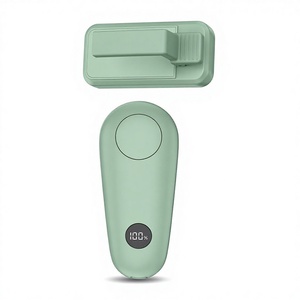 <span class=keywords><strong>Télécommande</strong></span> RF GEKVIVE pour tourner les pages de Kindle Paperwhite/Scribe/Tablettes et Téléphones - Enregistrement vidéo et déclencheurs à distance Vert - Product Image 1