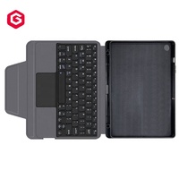 Harga grosir Universal murah casing Tablet Flip kulit PU casing keyboard logo kustom untuk Android untuk ipad