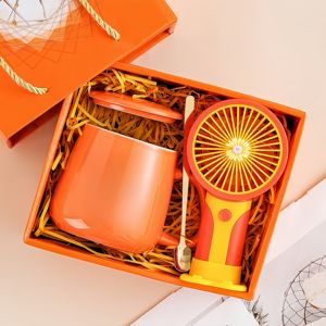도매 어린이 생일 선풍기 머그컵 선물 세트, 결혼식 답례품, 판촉물, 감사 선물용 기프트 박스 - Product Image 3