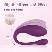 OEM & ODM Vibrateurs en silicone liquide 10 modes pour point G, stimulateur vaginal, jouets sexuels pour femmes, œuf vibrant puissant, vente en gros usine