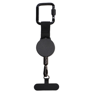 Porte-clés télescopique à boucle en acier avec mousqueton pour le camping et les activités de plein air - Product Image 5
