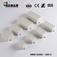 Caja de proyectos multiusos de plástico ABS Bahar, caja para montaje en pared para instrumentos y dispositivos electrónicos para