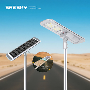 SRESKY 태양광 가로등 자동 태양광 가로등 청소등 램프 자라란 태양광 패널 가로등 - Product Image 1