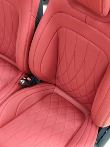 Funda de Asiento de Cuero para Auto C180L, Funda de Cuero Genuino para Asiento de Coche, Juego de Fundas para Asientos de Auto - Product Image 4
