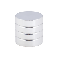 Tapa Magnética Dorada Personalizada para Perfume, Cilindro Brillante de Aluminio de Lujo, Antiderrames, Capacidad de 15 mm, Tapa Metálica para Botellas de Perfume y Cosméticos