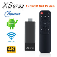 TV Stick 2024 XS97 S3 4K HDR Android 10, Quad Core, 2GB+8GB, WiFi Dual, Excelente Valor con 1 Año de Garantía