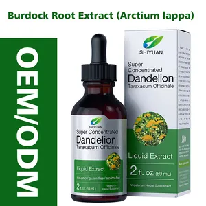 OEM Factory Custom Private Formula Private Label Dandelion Supplement Nutritional Tincture Oral Liquid Beverage Herbal Extract