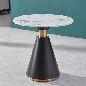 New Design Luxury Side <strong>Table</strong> <strong>Gold</strong> Stainless Steel Modern Italian Round Black Marble <strong>Small</strong> Coffee <strong>Table</strong> for Living Room - Product Image 2