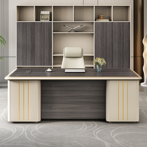Escritorio DE OFICINA DE MADERA convertible de lujo moderno 2024 personalizado, mesa de CEO ejecutivo para estación de trabajo ejecutiva de lujo Boss - Product Image 5