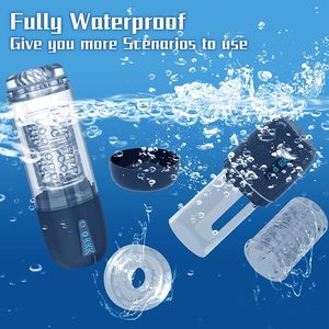 LIL MERMAID Male Masturbator Electric Masturbator for Man Portable Rechargeable Waterproof Mens Sex Toys Adult Toys - Product Image 6
