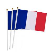 Drapeau de défilé personnalisé, drapeau à main, petits drapeaux de main pour défilés et manifestations, fournisseur en gros
