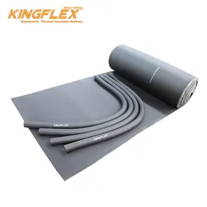 NBR/PVC Insulation rubber foam tube and sheet for air condition boiler hvac