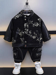 Vente en gros de nouvelles vestes pour garçons personnalisées pour les manteaux d'automne et d'hiver pour enfants - Product Image 3