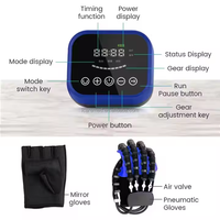 Gants de Rééducation Portable pour Exercice des Mains et Thérapie Miroir par Robot pour Doigts Destinés aux Patients Atteints d'AVC