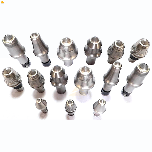 Tungsten Carbide Auger Rock Drill Bits Forged Bullet Bit Trencher with Teeth Cutting Drill Picks Mining Tools