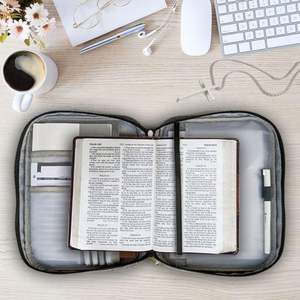 Échantillon gratuit, vente en gros, sac fourre-tout grand format, organisateur de livres, sac promotionnel, étui pour couverture de Bible - Product Image 3