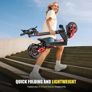 Batería de Litio, Carga de 150 kg, Neumáticos Todoterreno de 11'', Plegable, Frenos de Disco Dobles, Scooter Eléctrico J11PLUS 21ah, Scooter J11PL J11PLUS 21ah Bat - Product Image 2