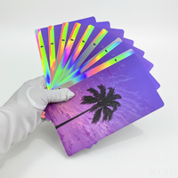 FONLYU 190*120mm Adhesivos Decorativos 3D con Relieve Láser para Cubierta Trasera de Teléfono, para Uso con Máquina de Corte de Películas