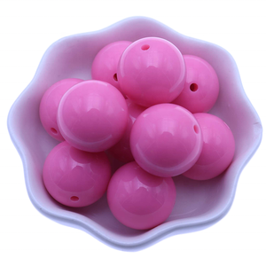 bel giallo colore rotondo spacer tinta unita moda grosso collana <span class=keywords><strong>perline</strong></span> <span class=keywords><strong>di</strong></span> <span class=keywords><strong>plastica</strong></span> per kawaii - Product Image 6