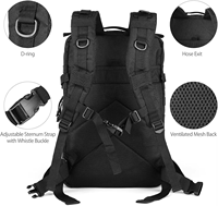 Sac tactique étanche de grande capacité Sac d'assaut Sac à dos de chasse en plein air